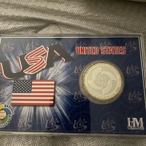 USA Baseball Commemorative Coin Display
